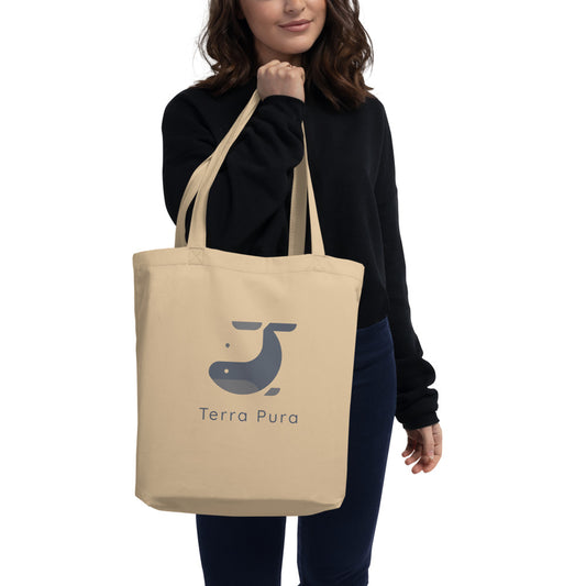 Black Whale | Eco Tote Bag | Front & Back Print